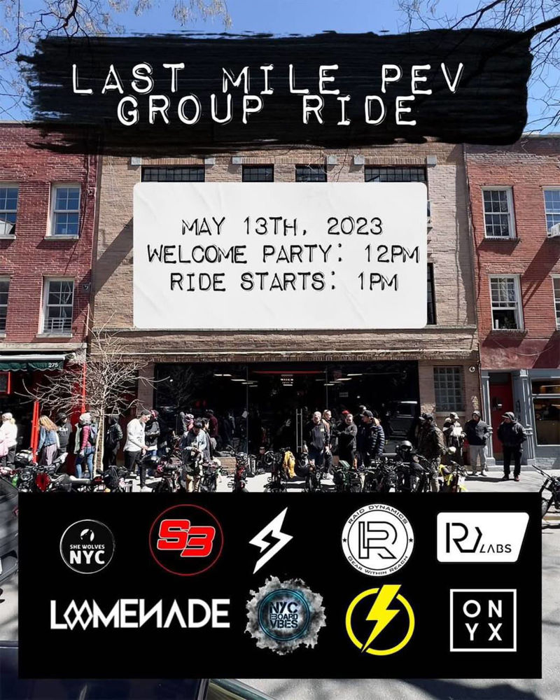 Last Mile Group Ride May 13th 2023